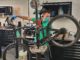 Conor Wells, a bike service tech, works on a customer’s ride at North Rim Adventure Sports.