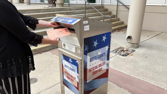 Butte County ballot drop off box