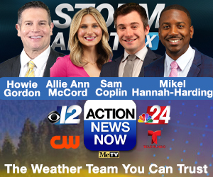 Action News Now - The Weather Team you can Trust - Howie Gordon, Allie Ann McCord, Sam Coplin, Mikel Hannah-Harding